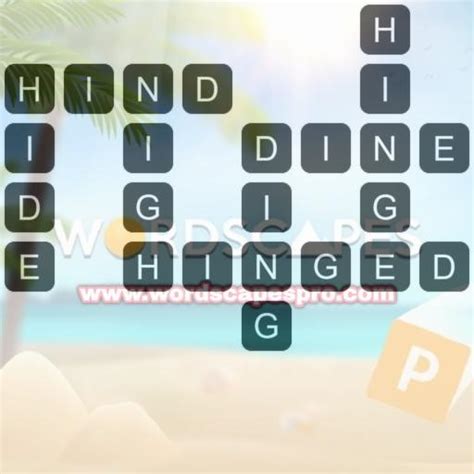 Wordscapes Level 603 Answers .
